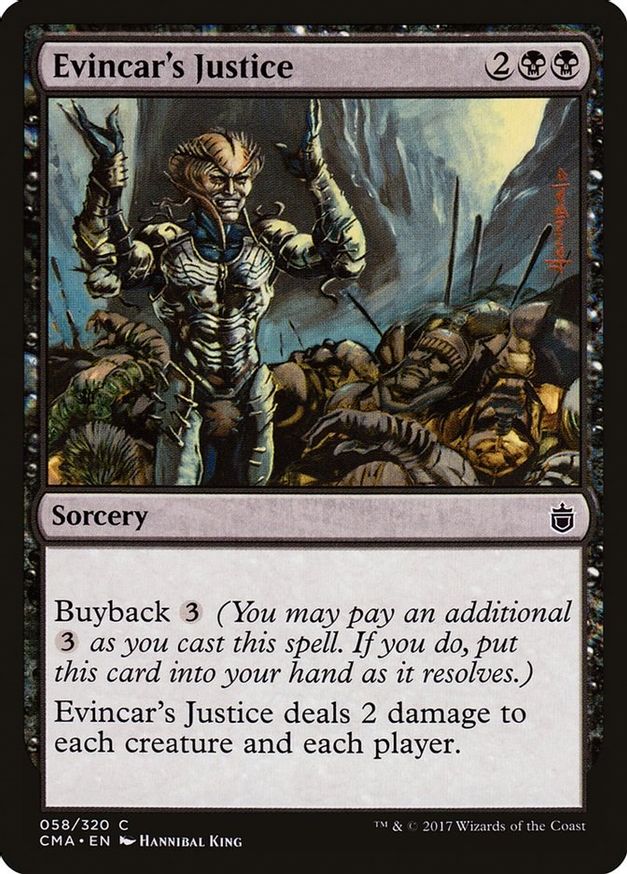 Evincar's Justice | 58 | Commander Anthology