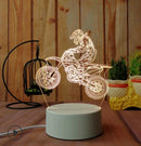 LED 3D Owl Touch Table Lamp Colorful