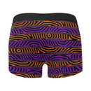 Orange and Purple Spooky Stripes Boxer Briefs
