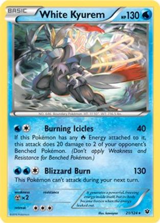 White Kyurem (XY Fates Collide) 021/124 - Deck Exclusives