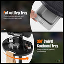 1350 W Outdoor Electric BBQ Grill with Removable Stand Easy to Install