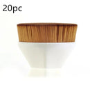Flat Foundation Brush Kit: BB Cream, Loose Powder