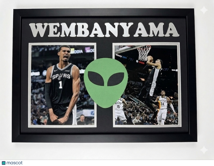 Victor Wembanyama Custom Framed 