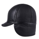 Casual Leather Men's Winter Sheepskin Thermal Hat