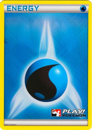 WaterEnergy (2011 Play! Pokemon)  - League & Championship Cards Holofoil