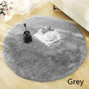Fluffy Round Faux Fur Rug