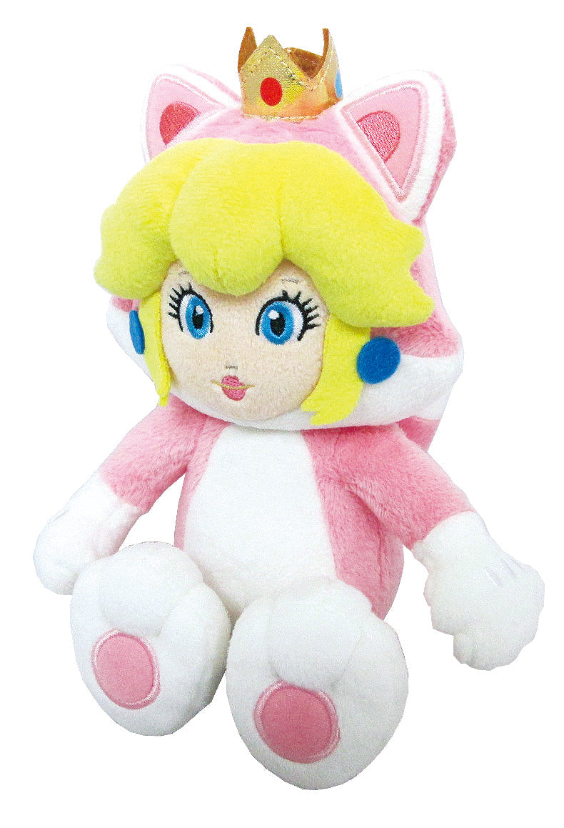 Super Mario Brothers: Cat Peach Plush (10