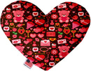 Pet and Dog Plush Heart or Bone Toy, "Valentine's Day Group" (Available in different sizes, and 8 different pattern options!)