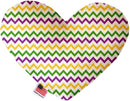 Pet and Dog Plush Heart or Bone Toy, "Mardi Gras Group"