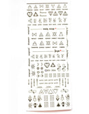 Geometric  DIY Art Nail Polish Stickers