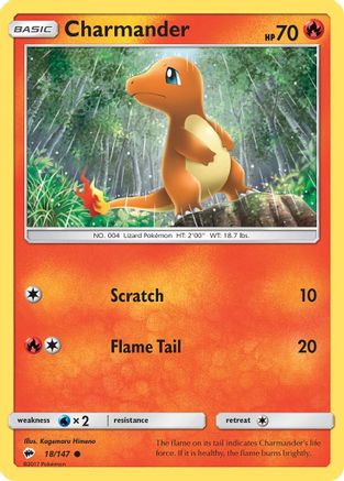 Charmander 018/147 - SM  Burning Shadows