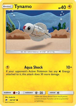 Tynamo 044/147 - SM  Burning Shadows Reverse Holofoil