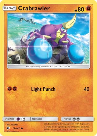 Crabrawler 073/147 - SM  Burning Shadows