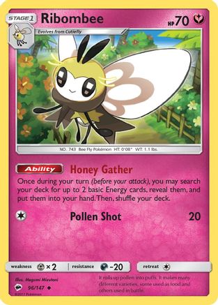 Ribombee 096/147 - SM  Burning Shadows