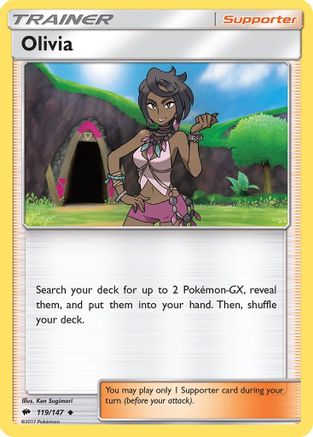 Olivia 119/147 - SM  Burning Shadows