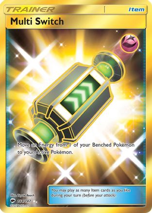 Multi Switch (Secret) 164/147 - SM  Burning Shadows Holofoil