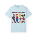 Funny Guess Cartoon Tribute Unisex T-Shirt, Fun Graphic Tee, Perfect Gift for Kids & Adults, Family Bonding, Birthday, Casual Wear