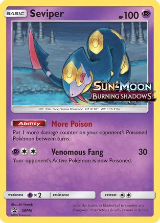 Seviper SM46 - SM Promos - Holofoil