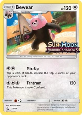 Bewear (Prerelease) [Staff] SM49 - SM Promos Holofoil