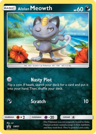 Alolan Meowth SM51/248 - SM Promos Holofoil