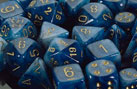 Phantom™ Polyhedral Teal/gold 7-Die Set