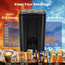 13.2 Gal Insulated Beverage Dispenser Commercial with Two-Stage Faucet