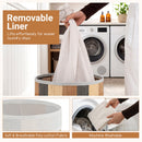 13.2 Gallon Bamboo Laundry Hamper with Removable Liner