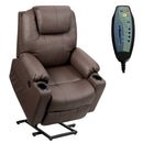 Electric Power Lift Leather Massage Sofa