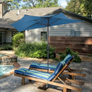 9Ft Patio Bistro Half Round Umbrella
