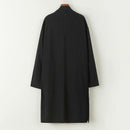 Men's Mandarin-collar Mid-length Trench Coat
