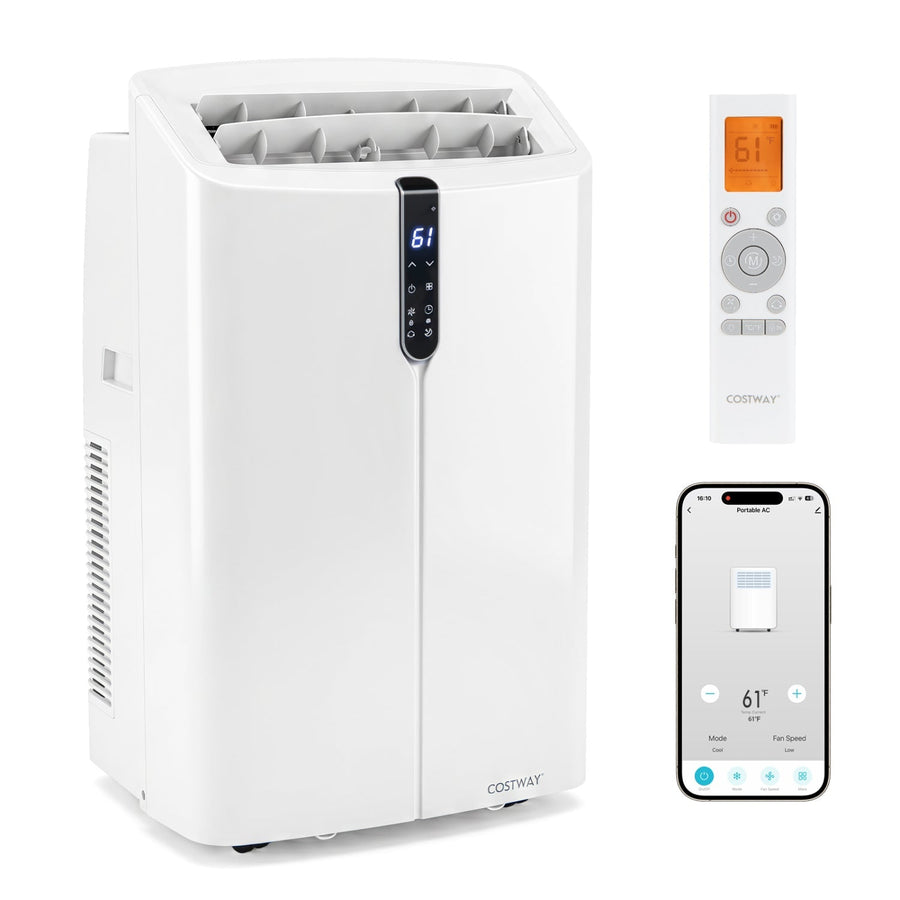 14000 BTU Smart Portable Air Conditioner with App & Voice Control
