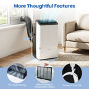 14000 BTU Portable Air Conditioner with WiFi & Dehumidifier