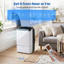14000 BTU Portable Air Conditioner with WiFi & Dehumidifier