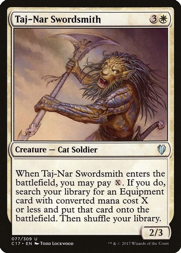 Taj-Nar Swordsmith | 77 | Commander 2017