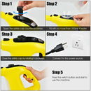 Handheld Steam Cleaner 1400W with 14-Piece Accessory Kit