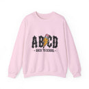 Back to School Crewneck Sweatshirt, Unisex Sweatshirt, Lightweight Sweater, School Apparel, Teacher Gift, Trendy Fashion