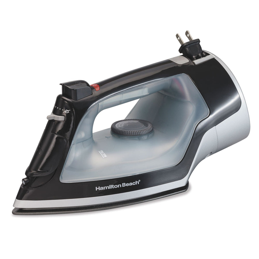 Hamilton Beach Cord Reel Iron W/Spray/Burst/Non-Stick/Auto-Shutoff - 14289F