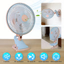 8.66" Clip-On Fan with 90° Oscillation & 2 Speeds