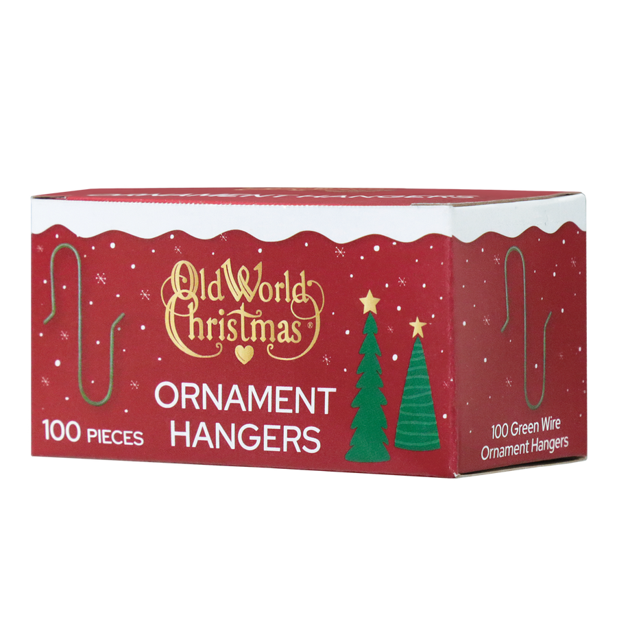 100 Green Ornament Hangers