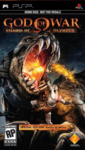 God of War: Chains Of Olympus - Battle of Attica [Demo Disc] (PSP)
