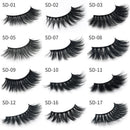 SD exaggerated mink eyelashes 3D stereo 25 dense false eyelashes