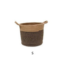 Cotton Linen Storage Laundry Basket