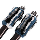 Rex Rabbit Fur Half Finger Gloves