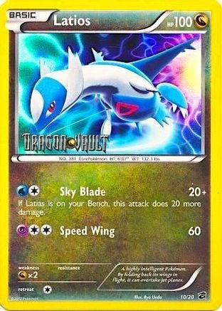 Latios (Dragon Vault) 010/20 - Blister Exclusives Holofoil