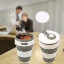 Collapsible Silicone Coffee Mug Travel Cup BPA-Free