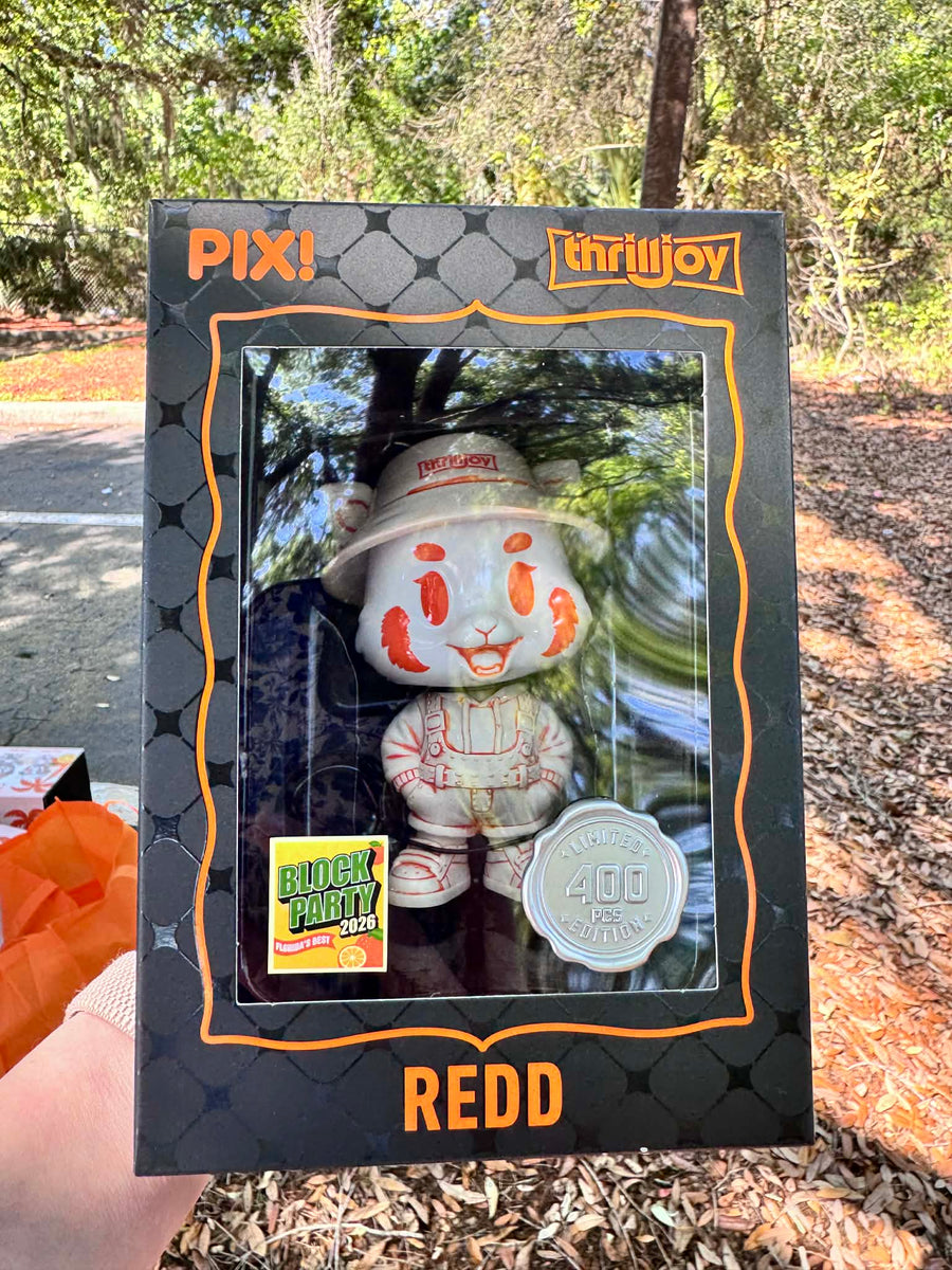 [Thrilljoy] [MEGACON Block Party] Block Party Redd HERO LE400 PIX Vinyl Figure with Protector