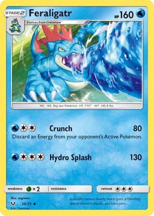 Feraligatr 020/73 - Shining Legends