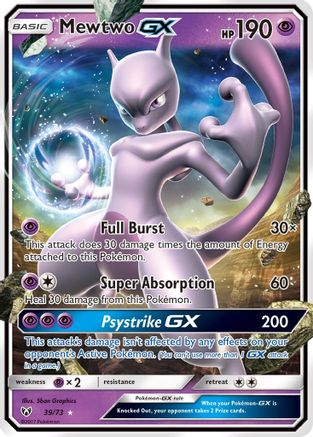 Mewtwo GX 039/73 - Shining Legends Holofoil