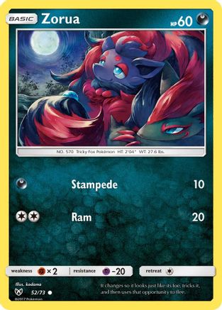 Zorua 052/73 - Shining Legends