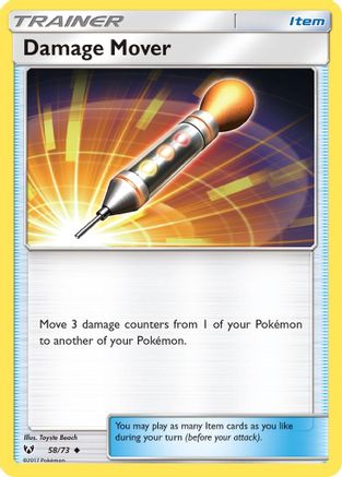 Damage Mover 058/73 - Shining Legends Reverse Holofoil